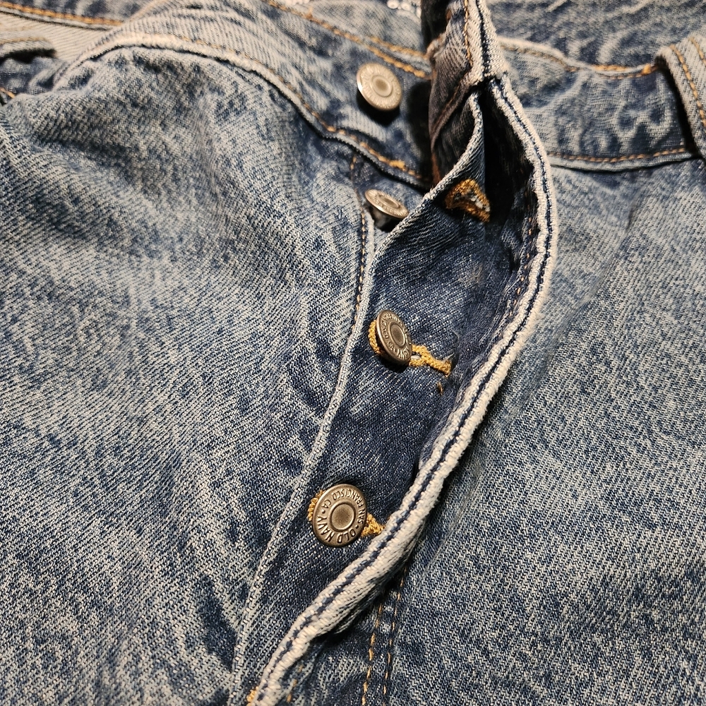 Old Navy Women's Distressed Star Patch Jeans sz 22 OG Staight - Picture 5 of 7